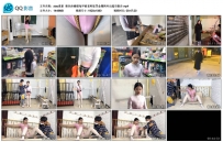 xiao素素  粉色体操服龟甲被老师惩罚金属拷外出超市散步