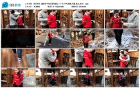 丽佳美苑  潇潇寒亭残雪捆绑露出（户外,手铐,脚镣,项圈,裸足,家务）